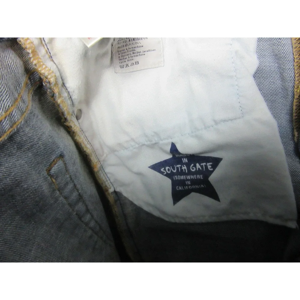 AG Adriano Goldschmied Protege Jeans Mens 36x34 Blue Straight Leg Stretch